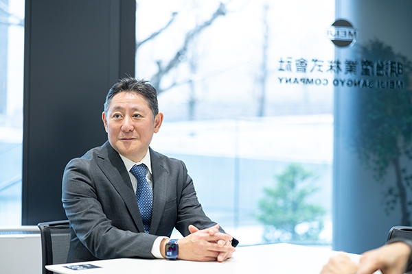 明治産業株式会社 システム部部長 寺田誠一様